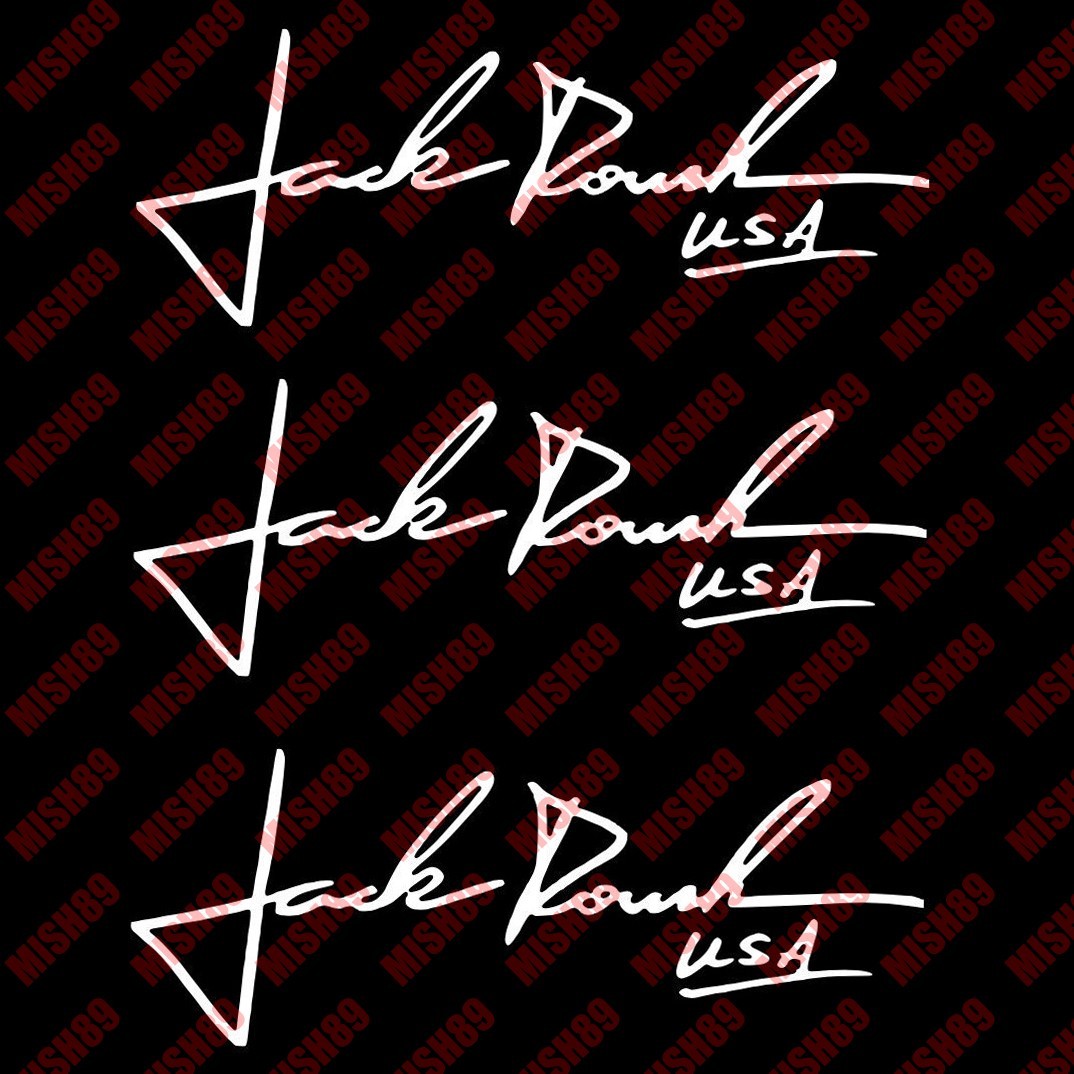 Jack Roush Autograph Decal Car Window Truck Laptop Vinyl Sticker – Any Size