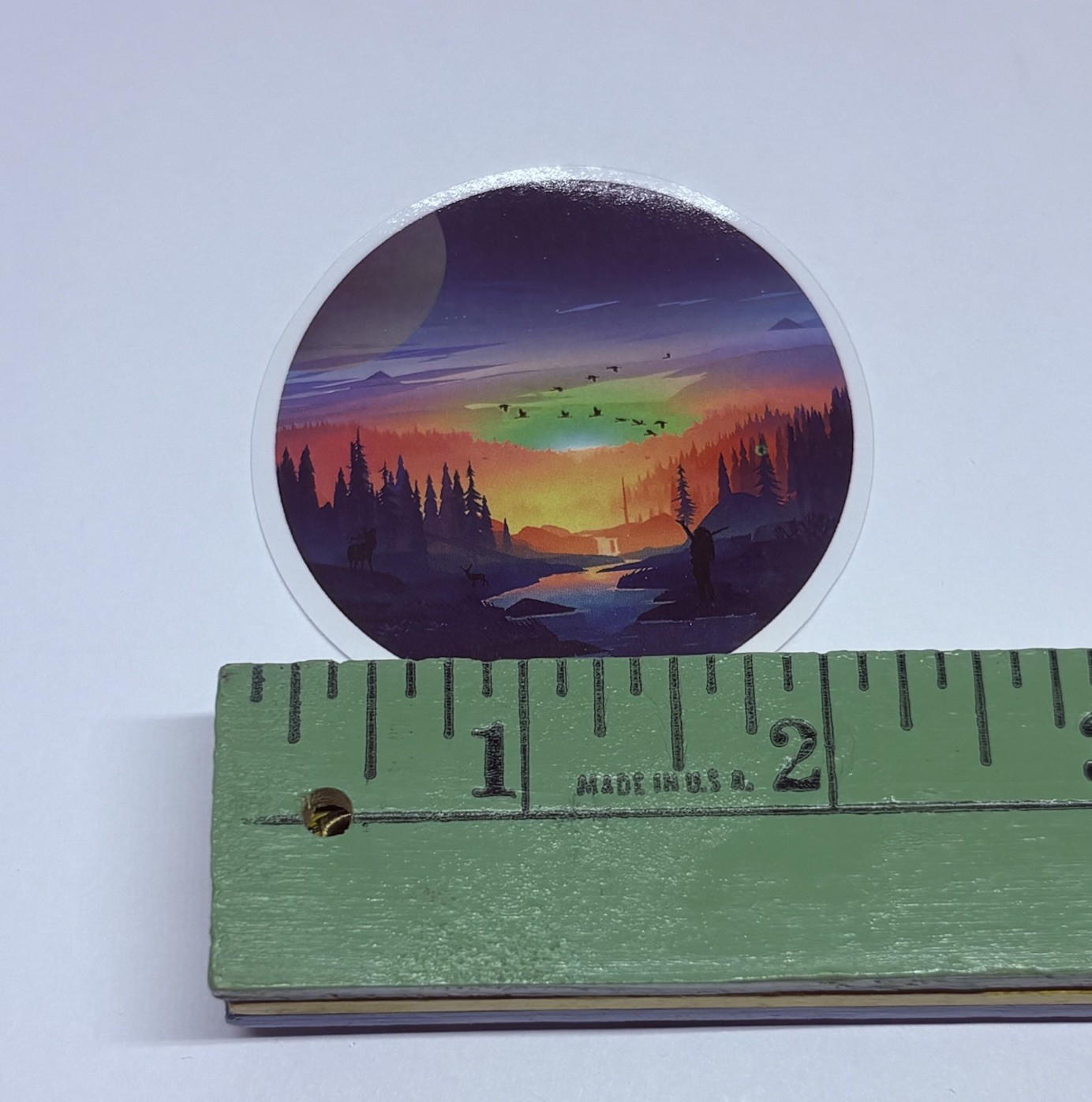Nature Sunset Birds Forest Sticker Travel City Tour Art Decal Vinyl Souvenir Tc9