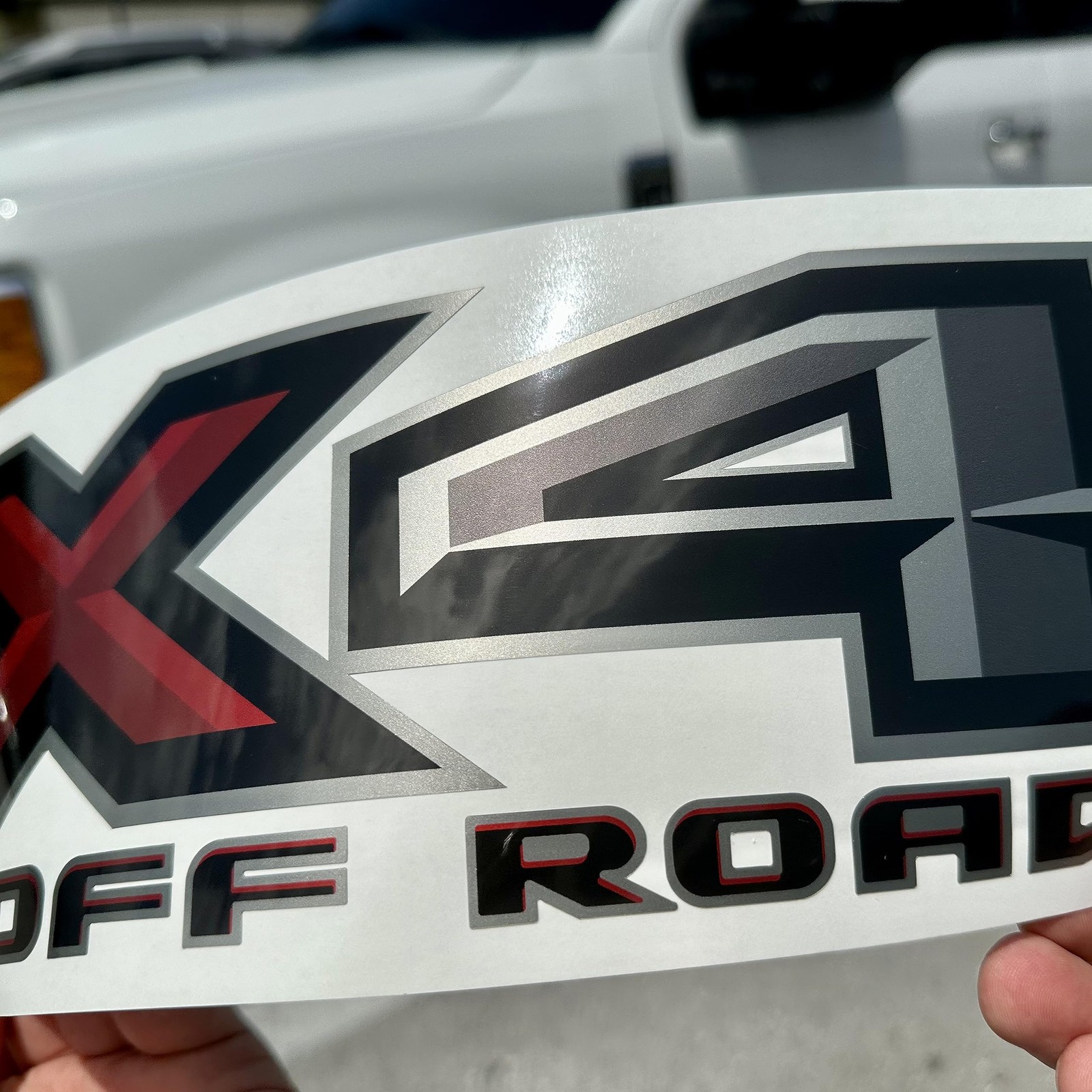 GOLD HOOK FX4 Off Road Decals Compatible with Ford 4.3" x 16.5", Multicolor