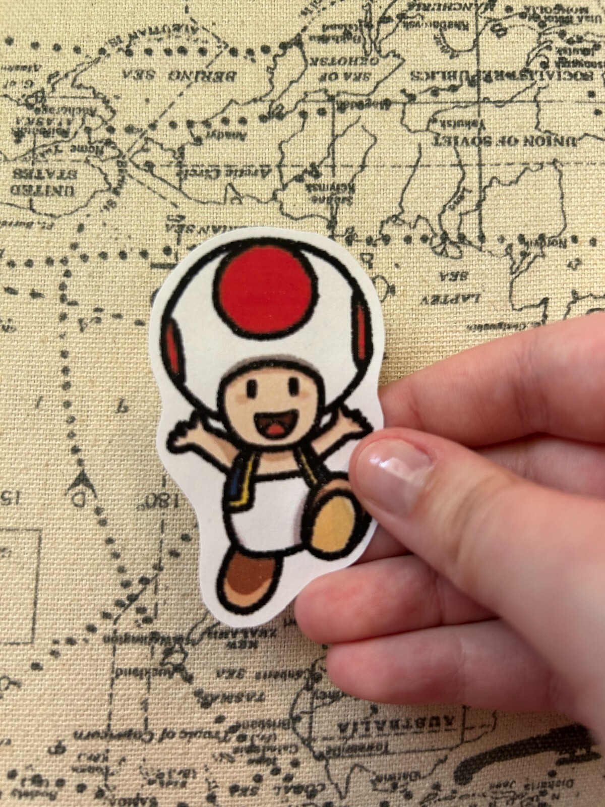 Super Mario Fan Art – Lot of 9 Total Matte Sticker Free Shipping Nintendo!