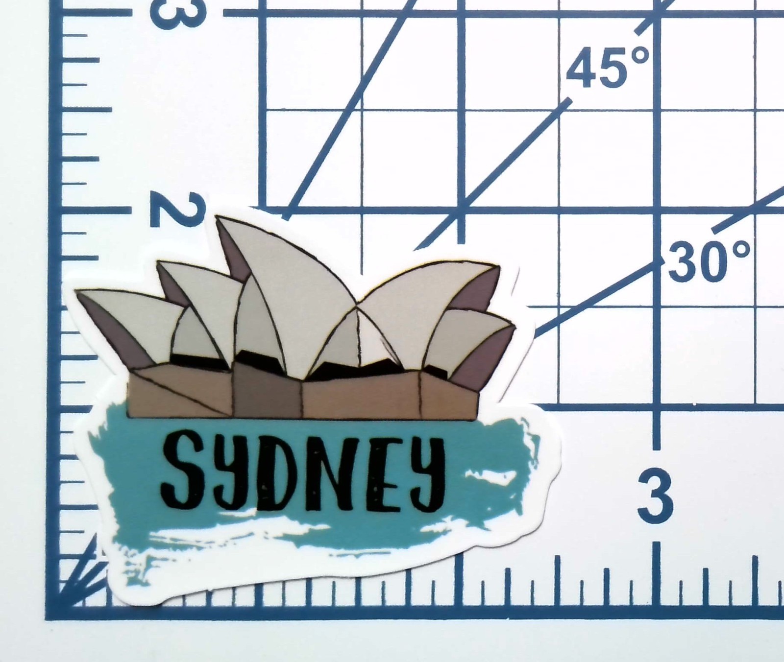 Sydney Opera House Vinyl Sticker Australia Travel Souvenir Aussie Harbour Decal