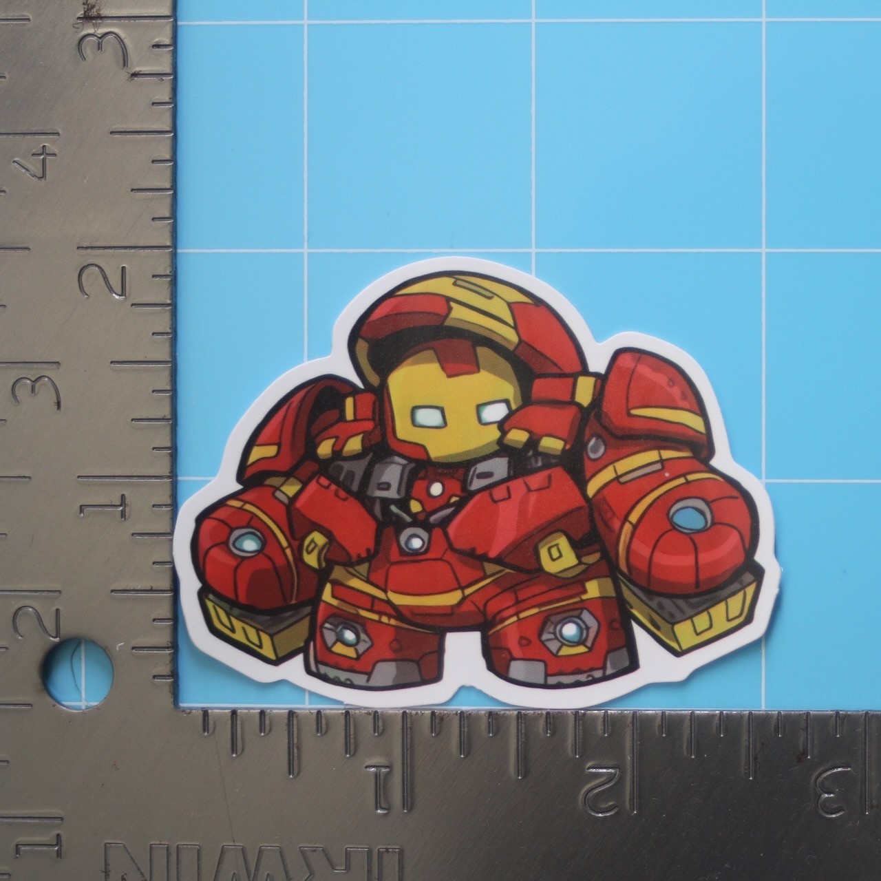 Marvel Universe Sticker (IRON MAN HULKBUSTER) MCU Superheroes, Gloss PVC Decal