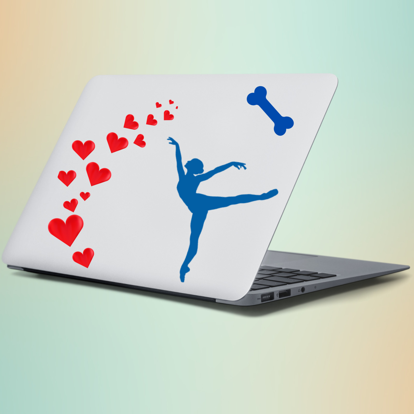 Ballerina Arabesque Vinyl Decal, Decal for Cars, Laptop, Phone, Tumblers
