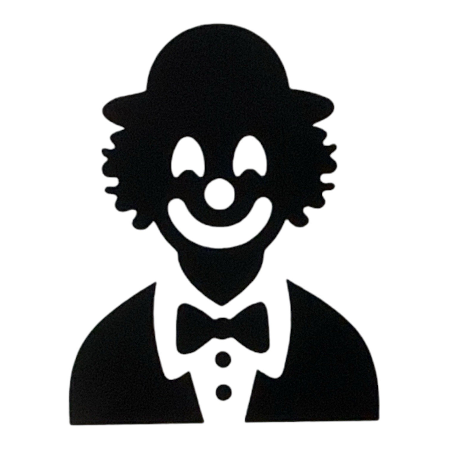 Happy clown #1 Decal for car Windows Laptops most Smooth Surfaces