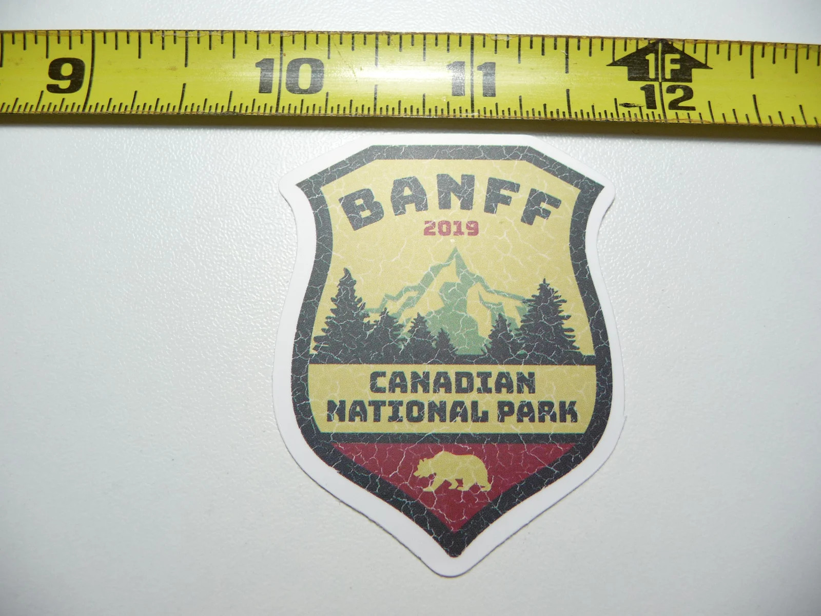 BANFF NATIONAL PARK ALBERTA #1 SMALL STICKER DECAL HIKING CAMPING NATURE OUTDOOR