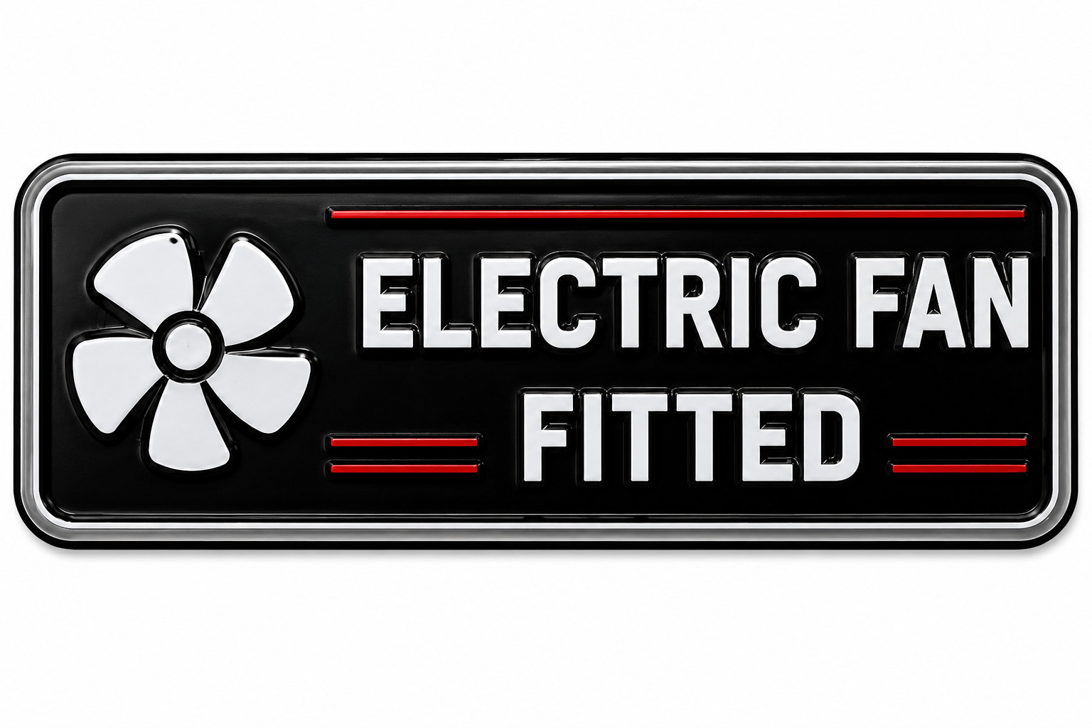 Engine Bay Warning Labels Custom Cooling System UV Raised Stickers