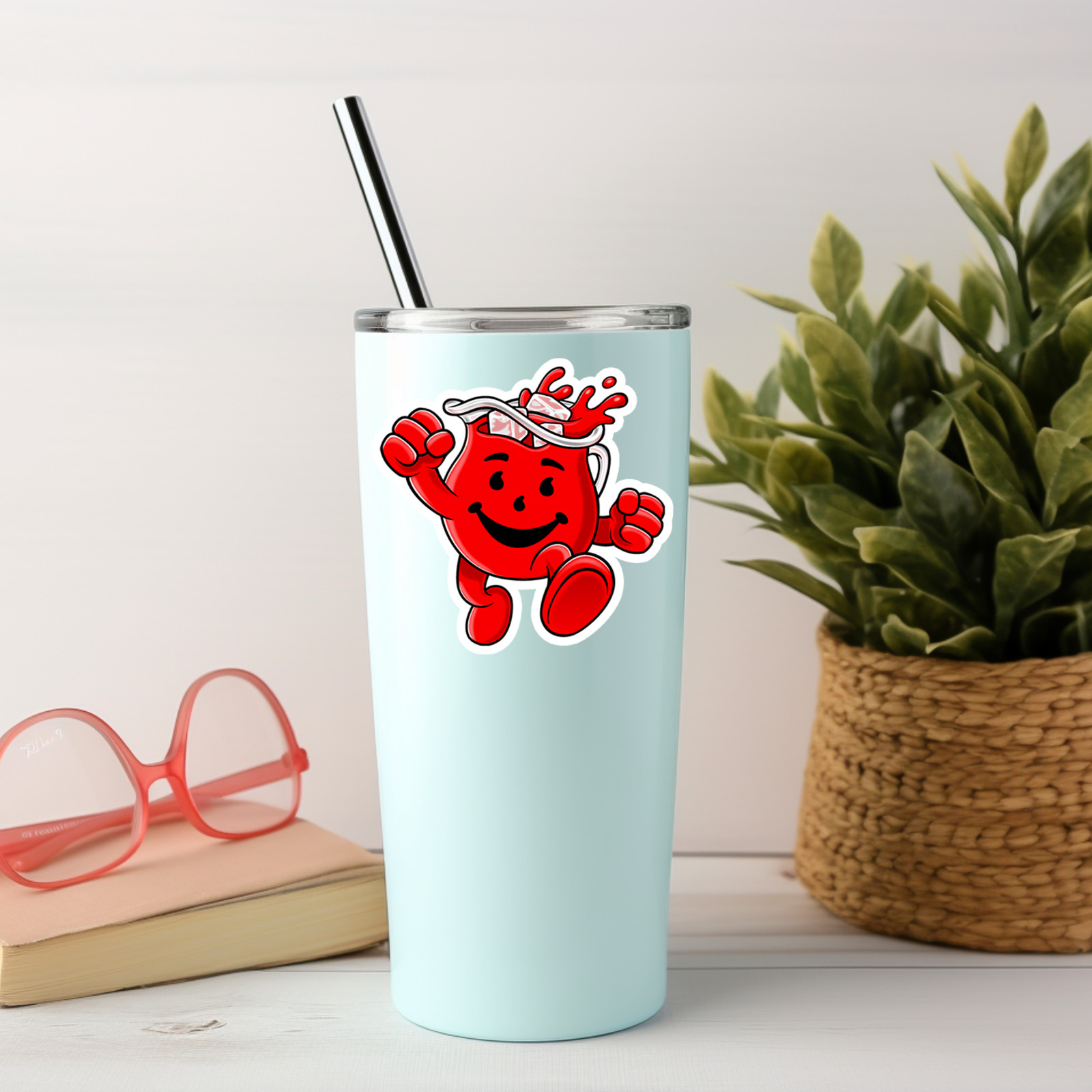 NEW- For Kool Aid Man Vinyl Sticker Laptop Kool Aid Man Decal | 3 x 3 INCHES