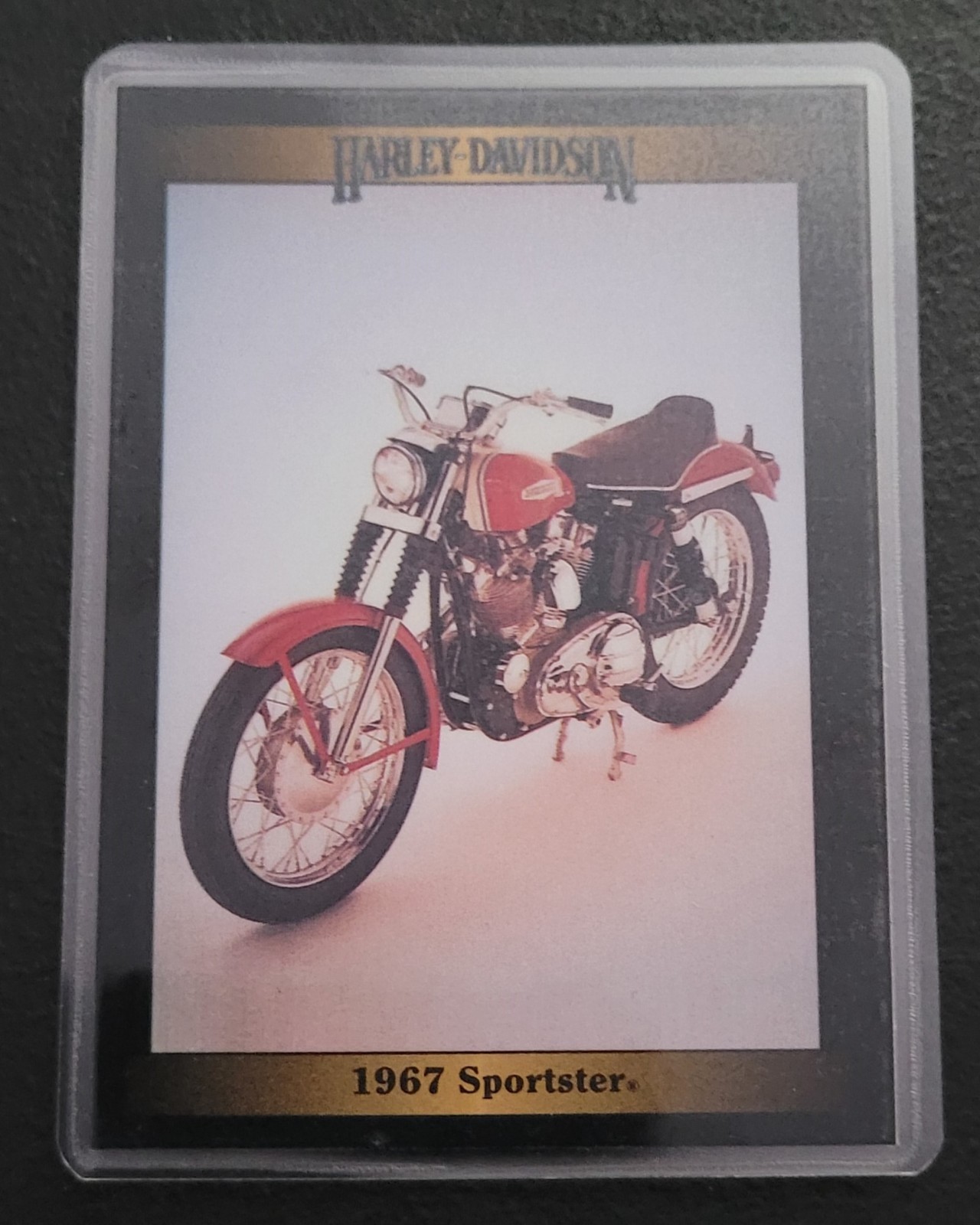 Vintage Harley Davidson Collectible Card Fridge/Locker/Cabinet Laminated Magnets