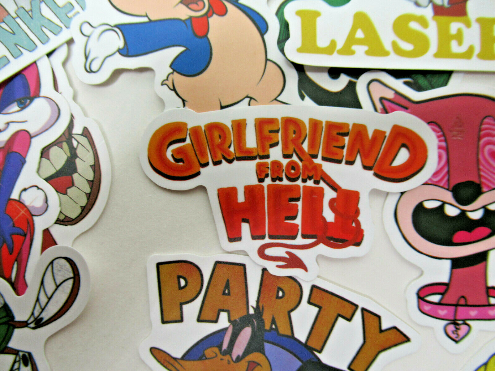 50pc Random Looney Tunes Phone Laptop Water Bottle Decal Sticker Pack