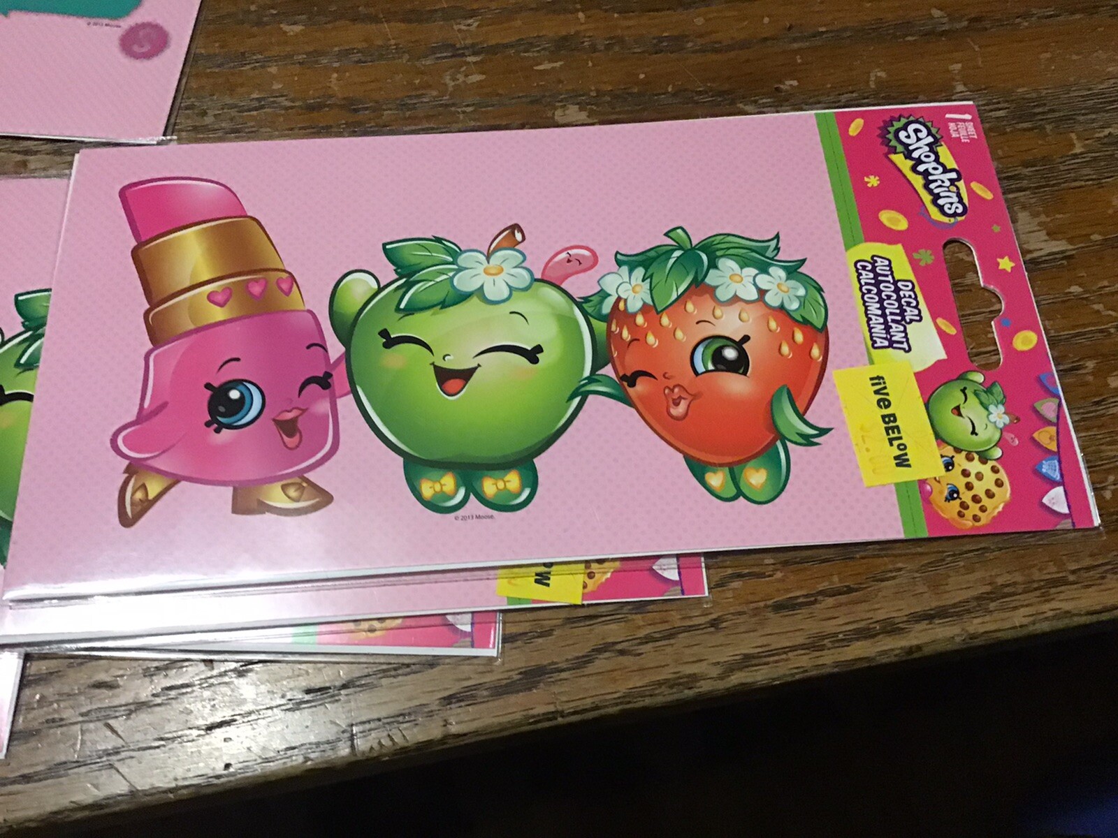 NEW SHOPKINS stickers Decals Lot Of 32 Packs Children LOVE Figures lipstick
