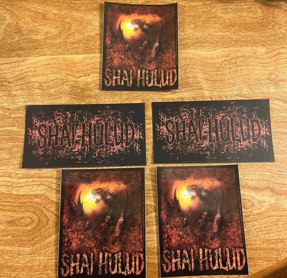 VINTAGE & RARE 2004 Shai Hulud Sticker Pack (5)