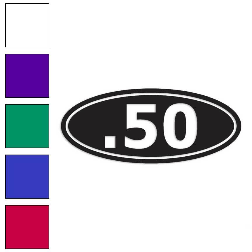 .50 Ammo, Vinyl Decal Sticker, Multiple Colors & Sizes #27
