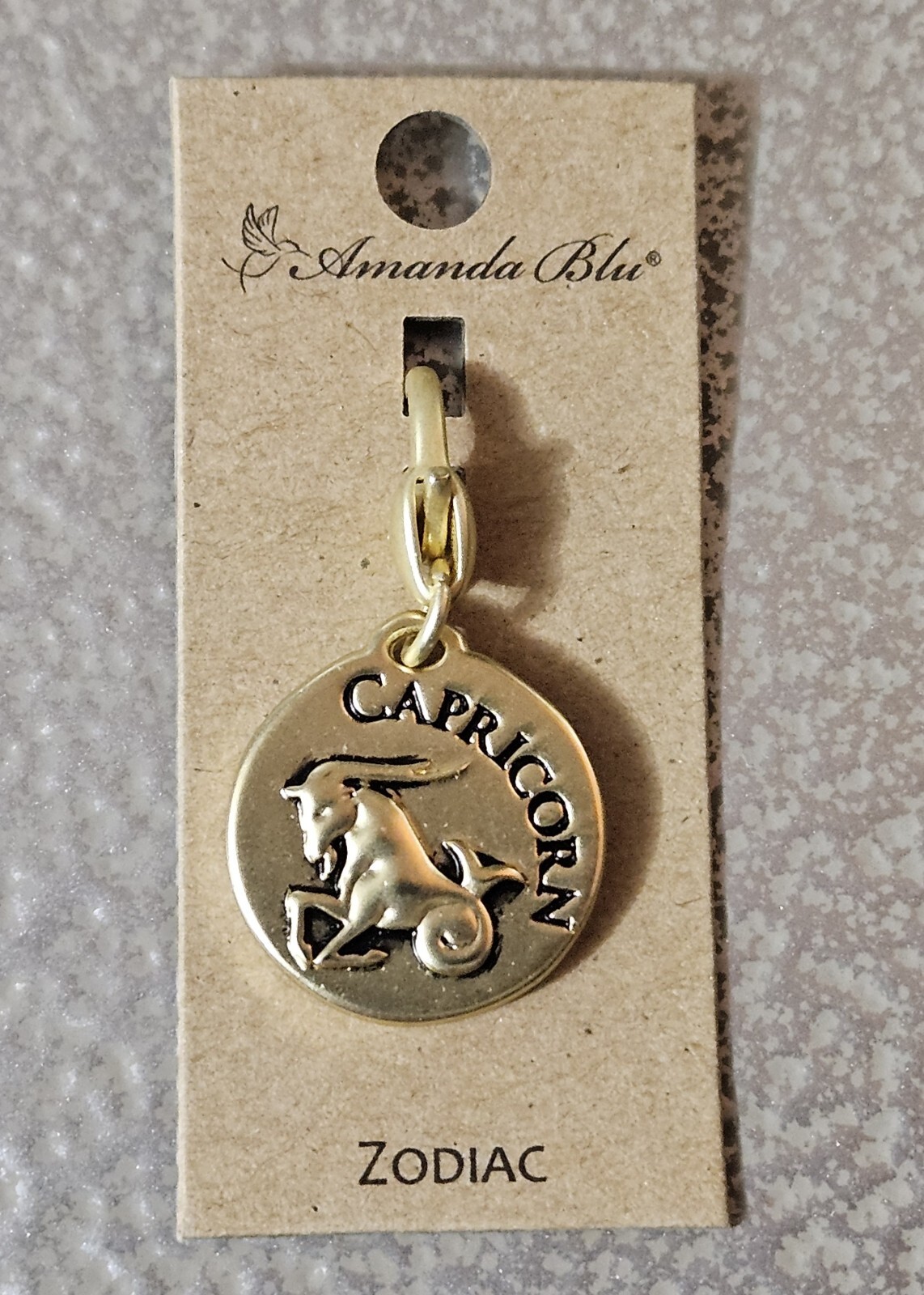 NEW Amanda Blu CAPRICORN Zodiac Charm "AMBITIOUS"