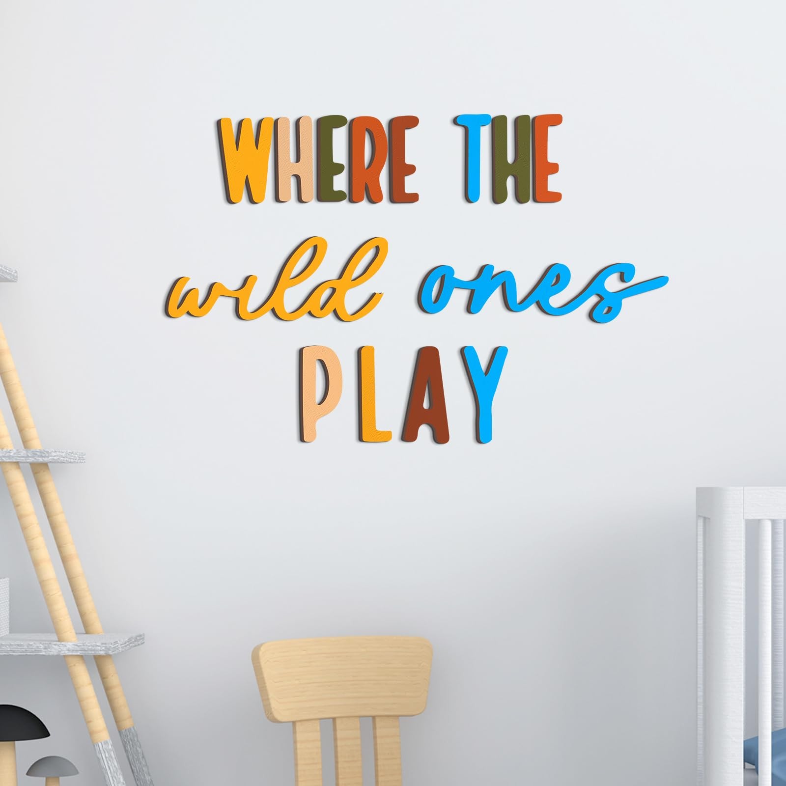 14 Pcs Where The Wild Ones Play Wall Decor Playroom Wall Decor Nursery Sign P…