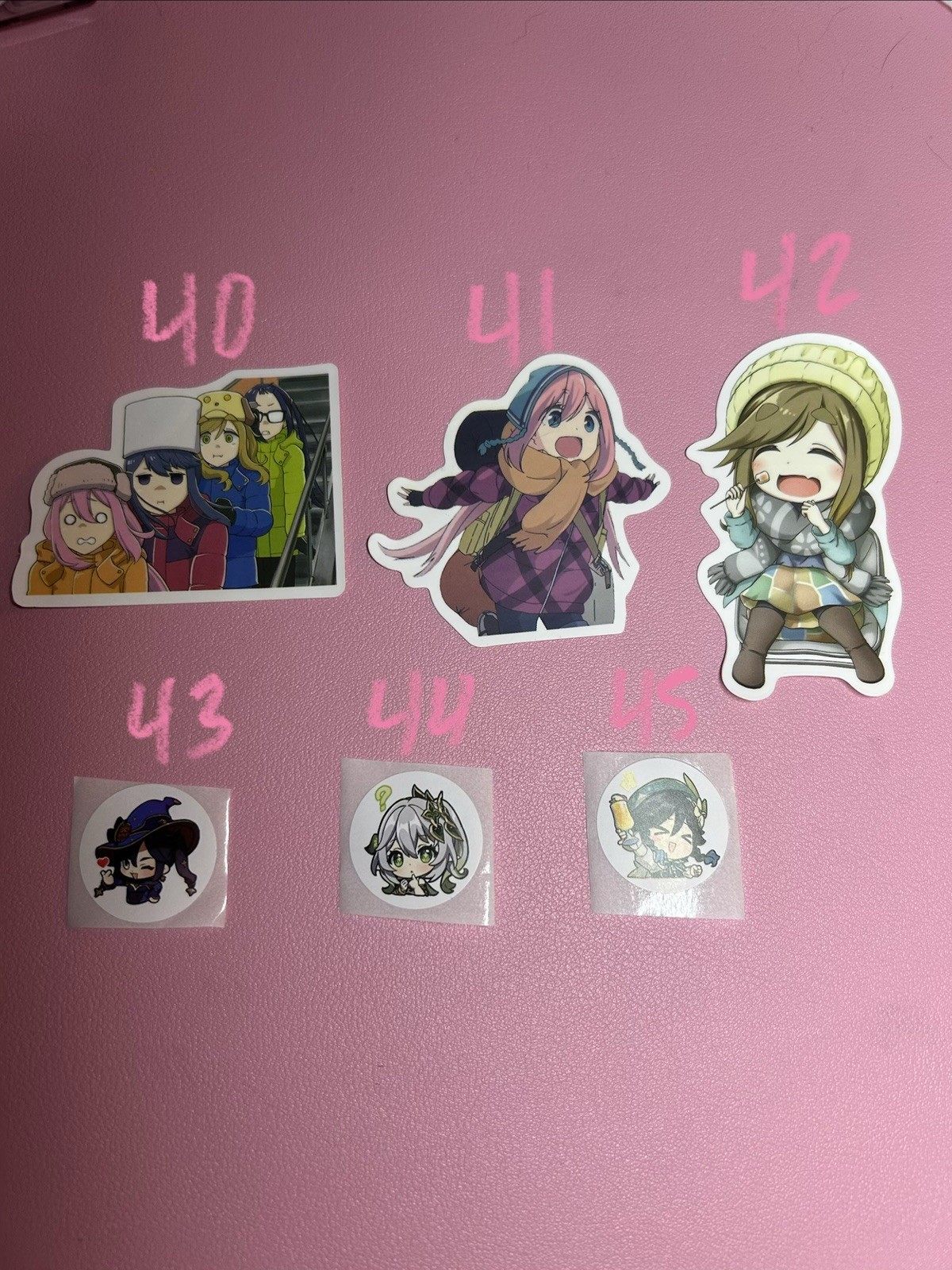Demon Slayer , Genshin Impact And More Anime Stickers