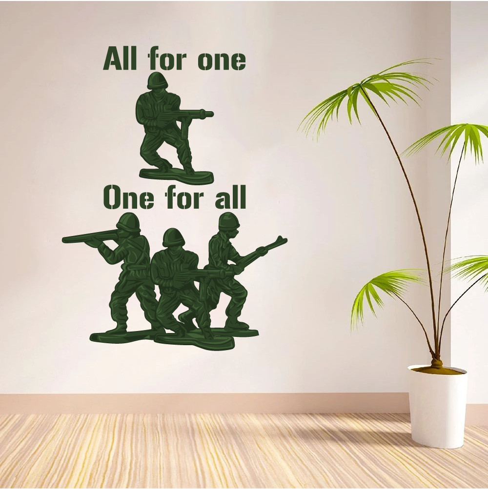 Inspirational Military Quotes Lettering Home Art Soldiers Vinyl Wall Decal 20×27