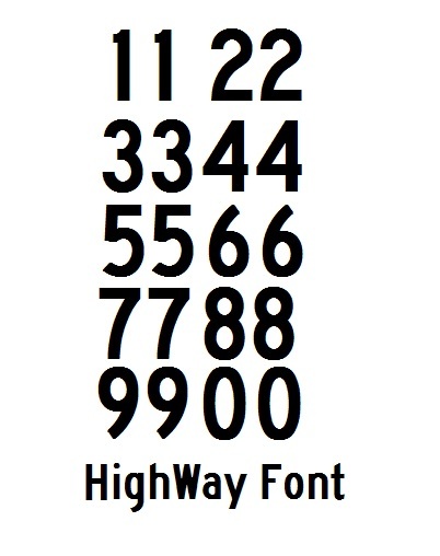 Lot of 20 White or Black Vinyl Street Address Mailbox Number Decal Stickers -hwy