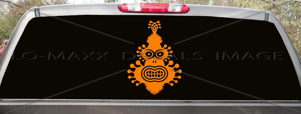 Space Monkey Unique Graphic Design Various Sizes & Colors Die Cut Vinyl Decal