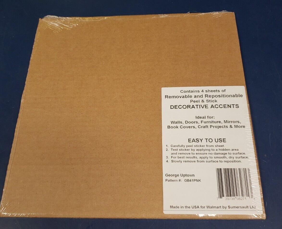 George Uptown Peel & Stick Decorative Accents 11-Inch x 11-Inch Spheres Pink