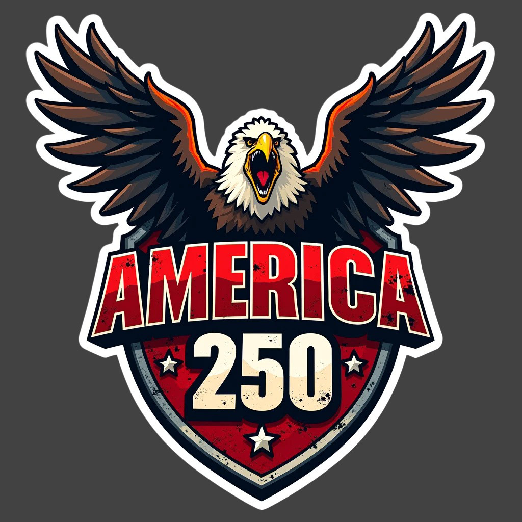 We The People 250 Sticker Vinyl Decal Patriotic USA Freedom Constitution Art