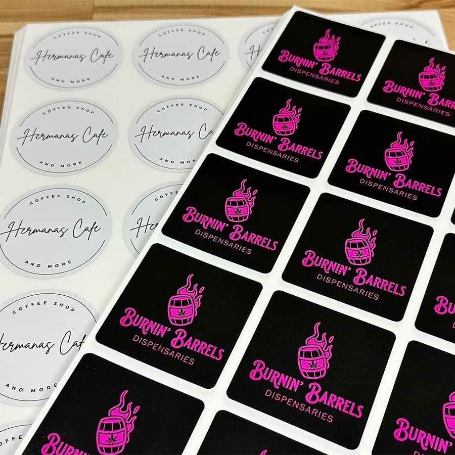 Sunshine Stickers Custom Waterproof Vinyl Stickers with Your Image Photo Text or