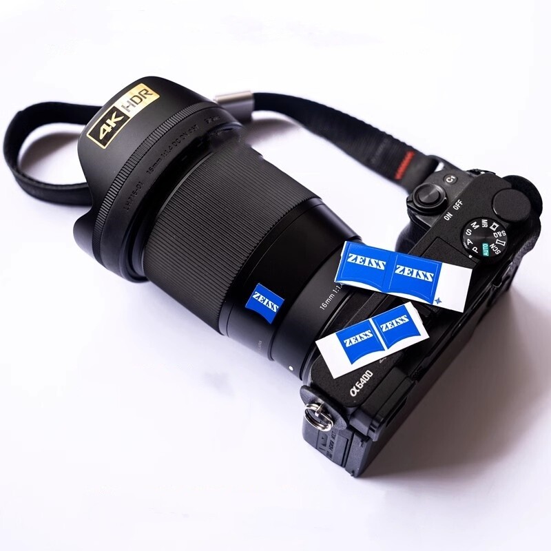 For SONY Zeiss Camera Lens Label Dimple Decoration Metal Plastic Optional DIY
