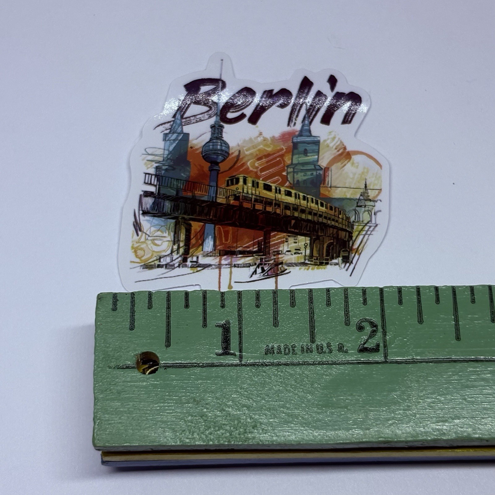 Berlin U-Bahn Subway Sticker Travel Germany Tour Art Decal Vinyl Souvenir Tc9