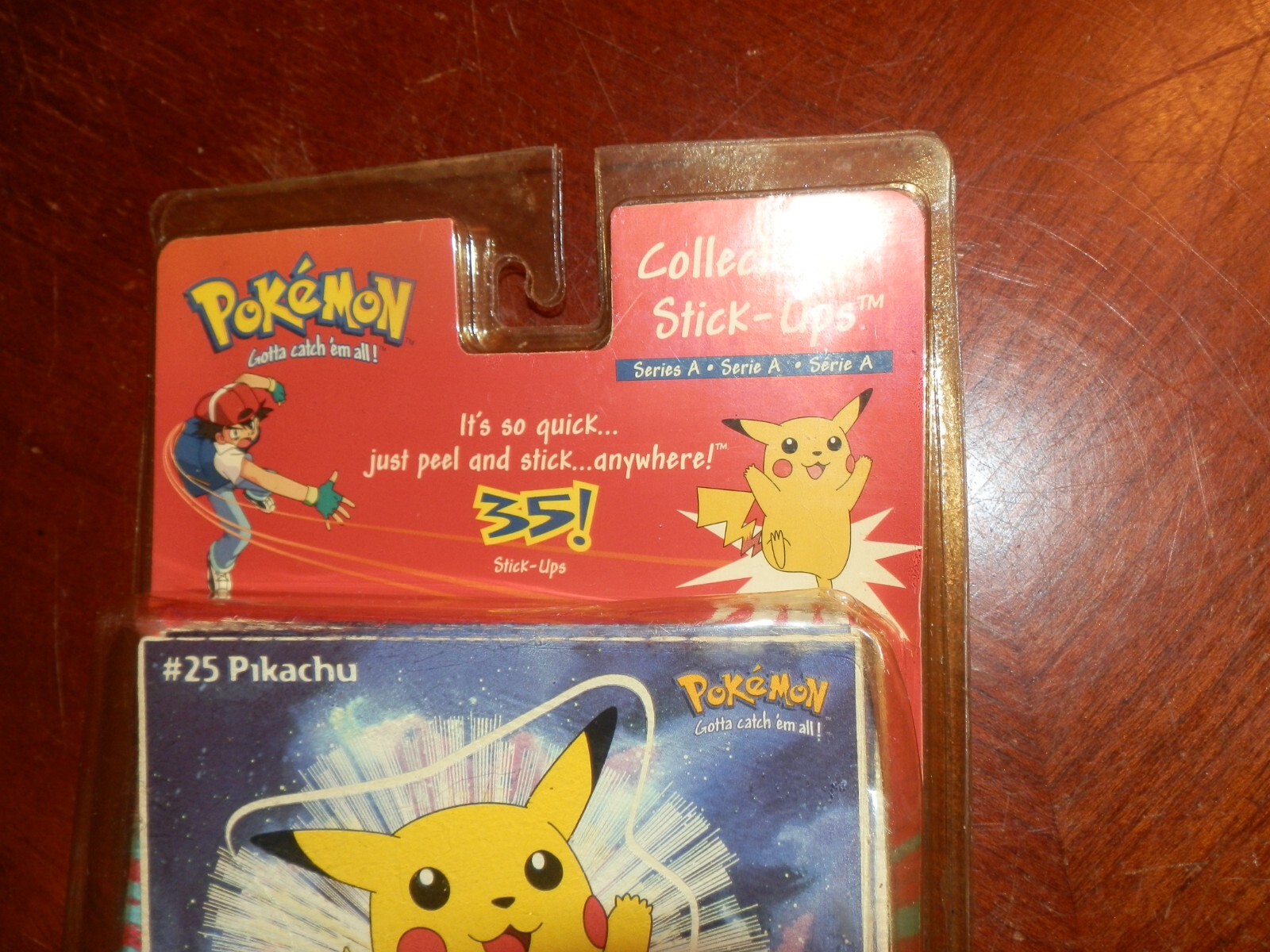 Original 1999 Pokemon Stick Ups Wall Decals New Old Stock Series A