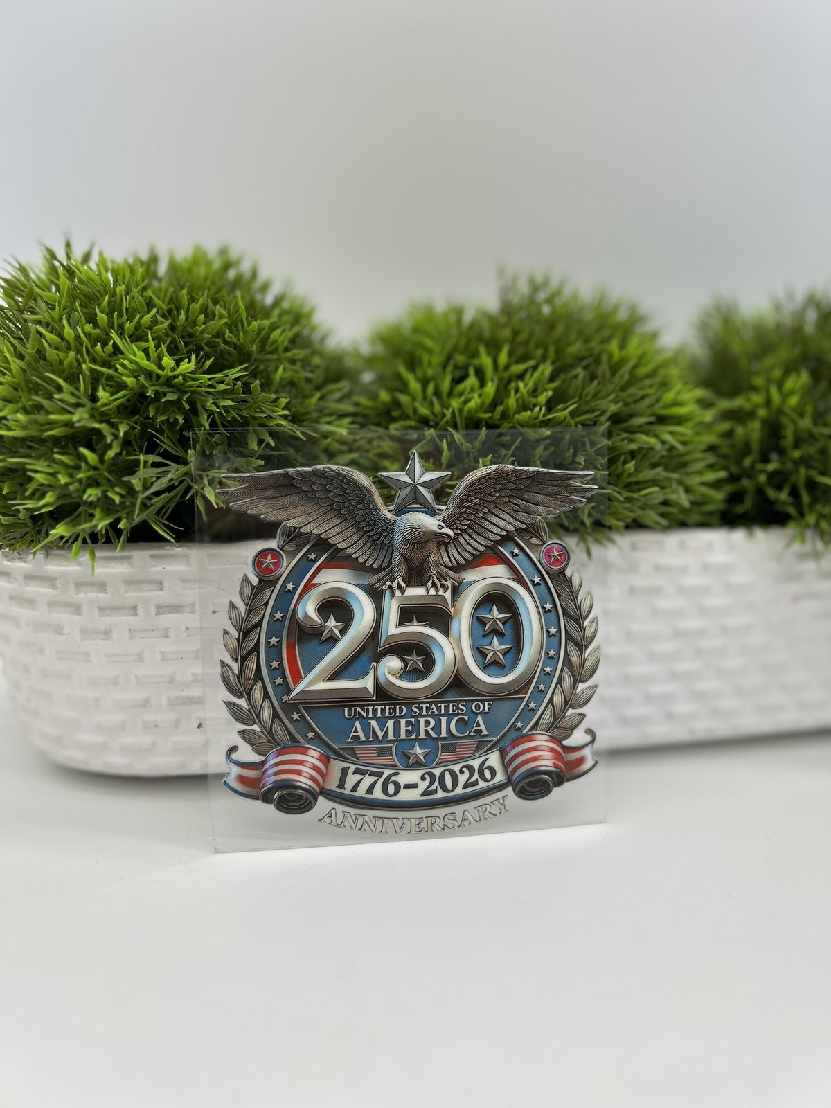 USA 250th Anniversary Sticker 1776-2026 Patriotic Eagle Decal Semiquincentennial