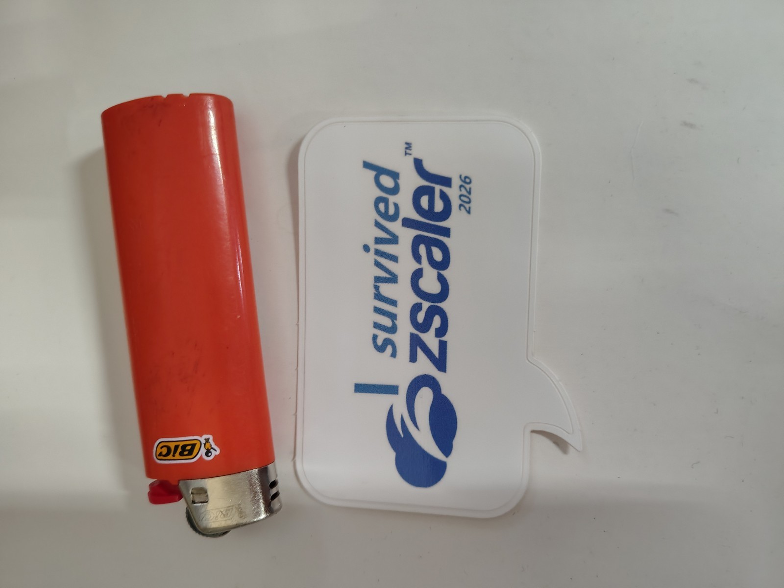tech joke sticker I survived zscaler laptop sticker 2026