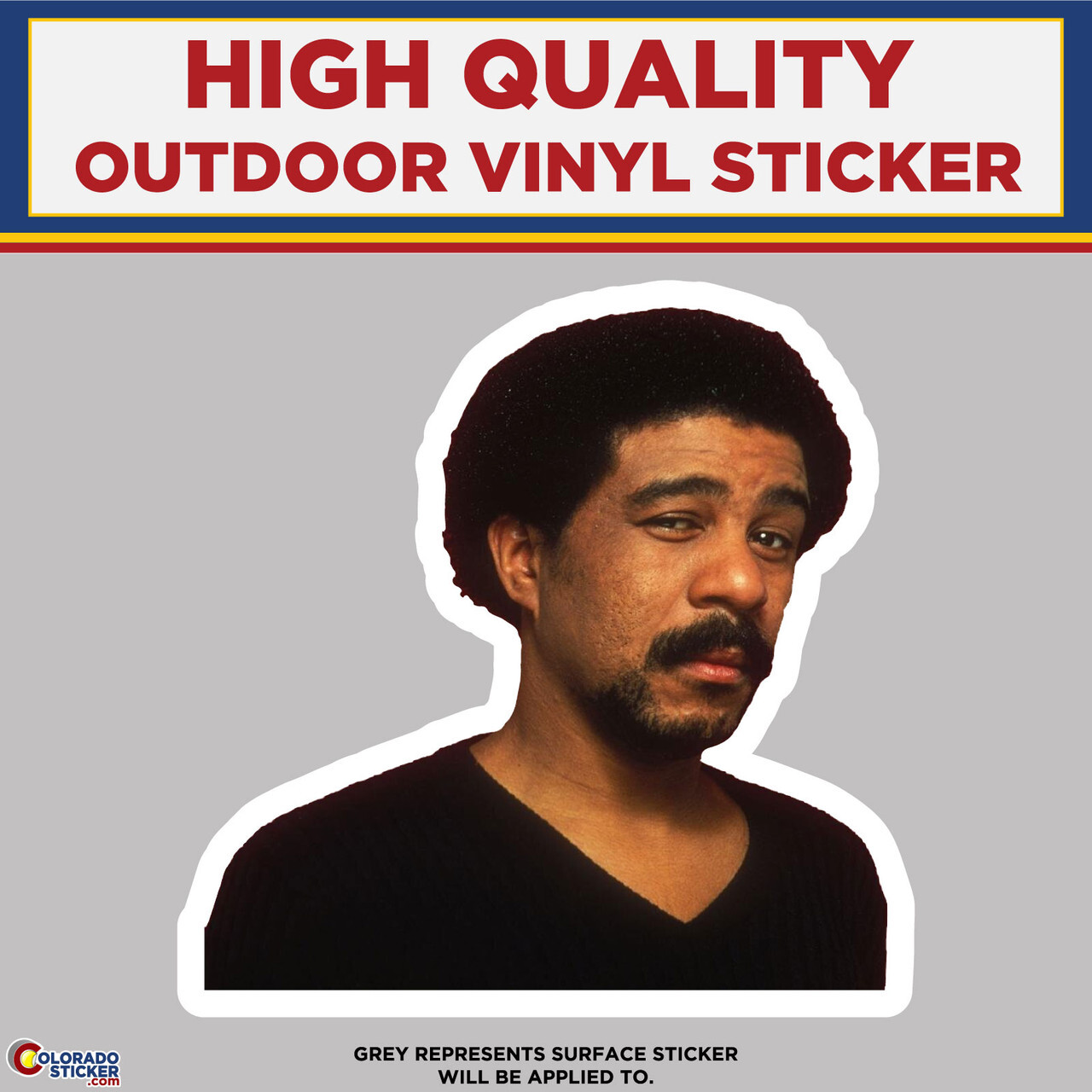 Richard Pryor, High Quality Vinyl Stickers