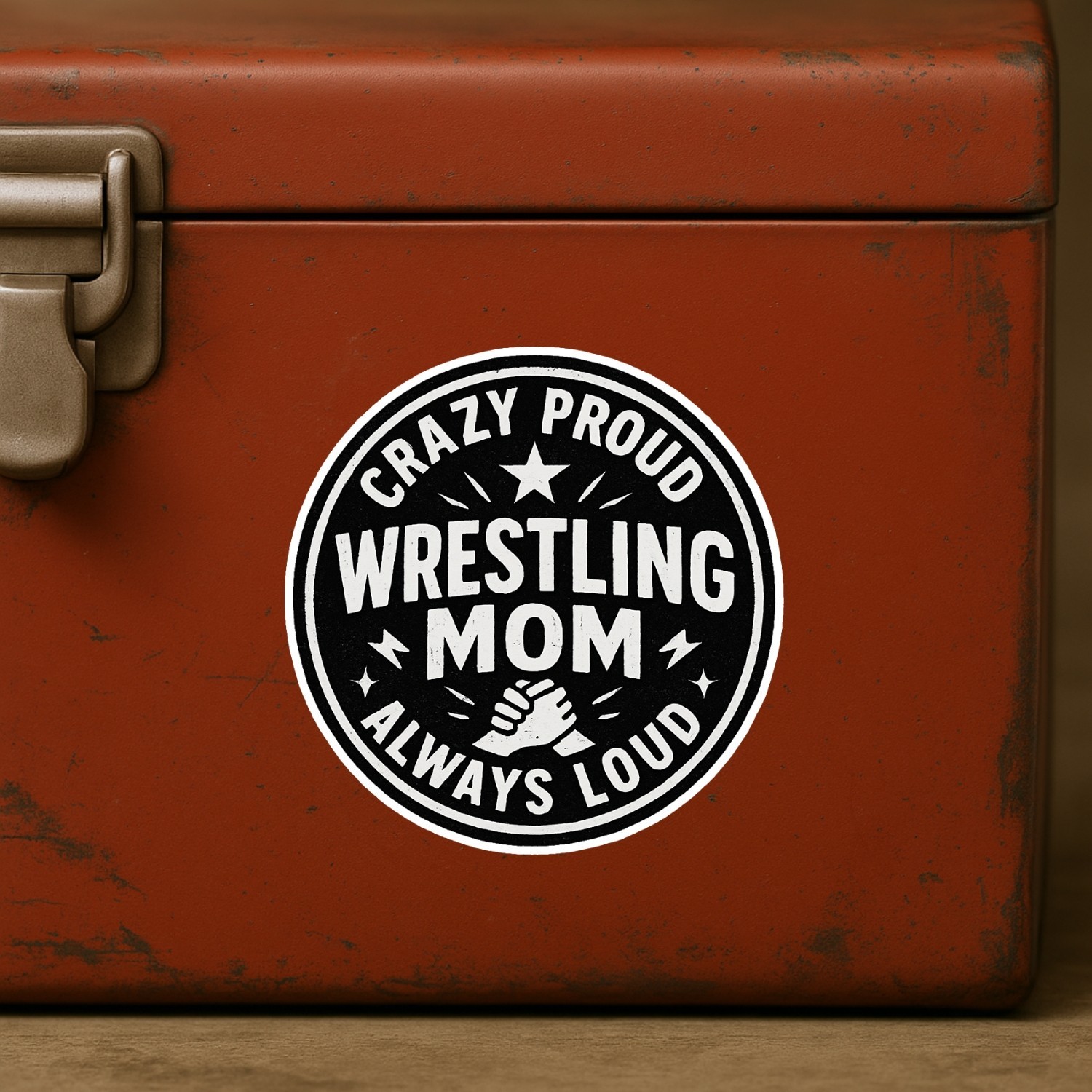 4Pcs Wrestling Mom Stickers: Waterproof Vinyl Decals – Proud Sports Mom Gift