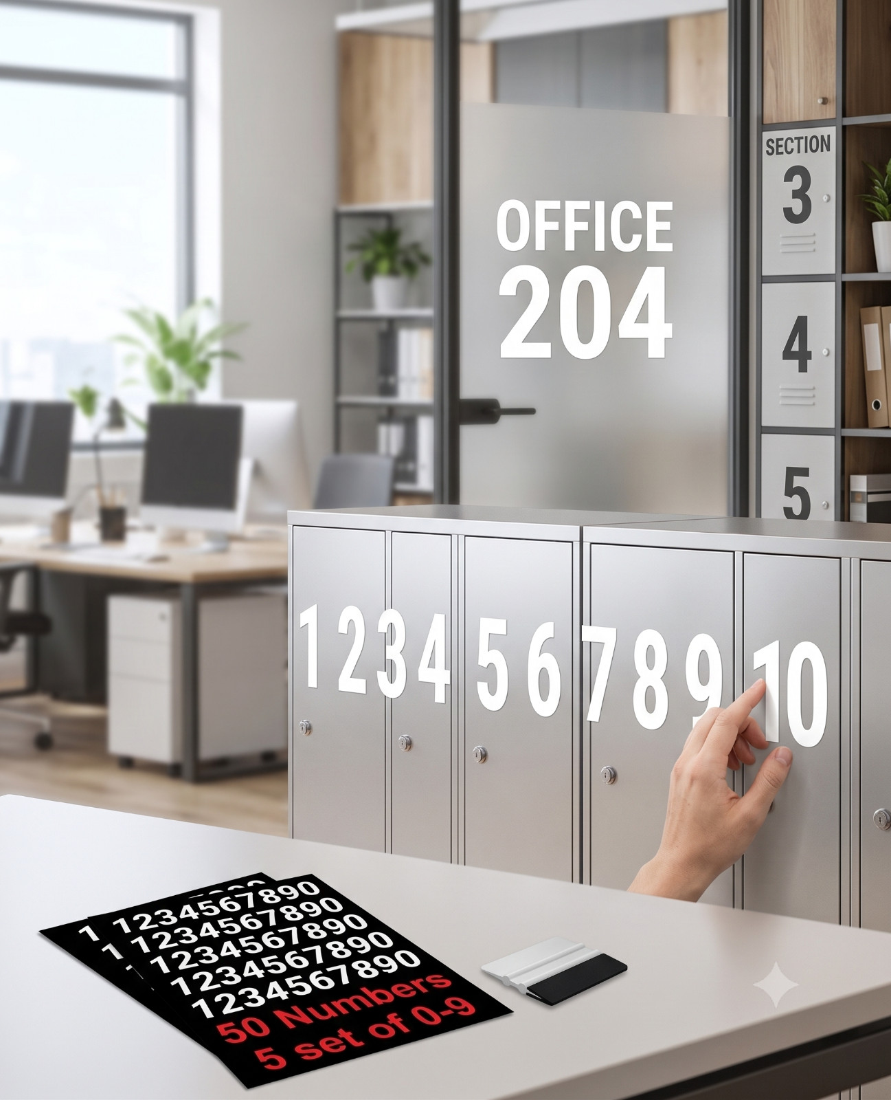 Mailbox Address locker Numbers Decal Vinyl Sticker Window Door Wall Sign Decals