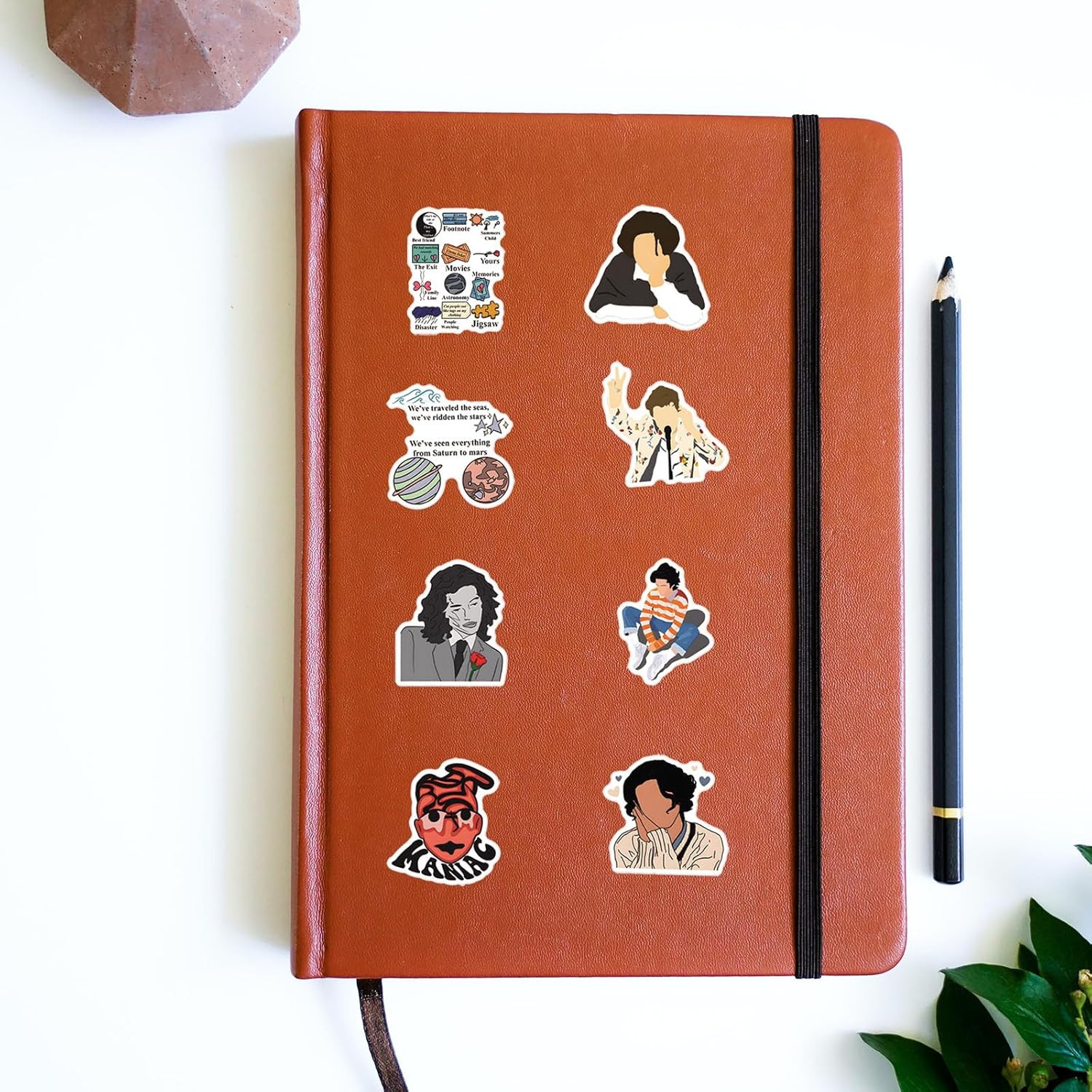 61Pcs Conan Gray Stickers Pack, Cute Cartoon Vinyl Waterproof Sticker Decals for