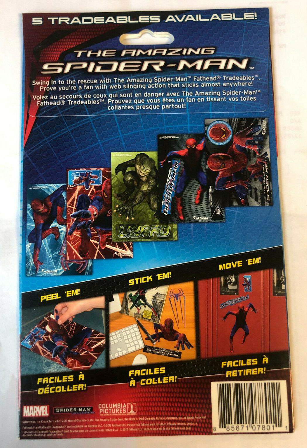 The Amazing Spider man FAT HEAD stickers 5×7 inch