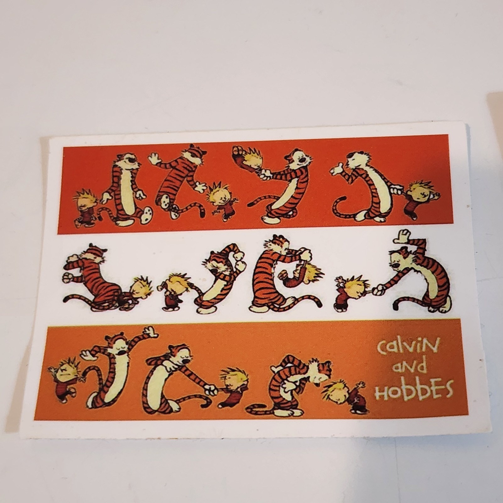 3 Vintage Calvin And Hobbes Stickers 2.25 Inches