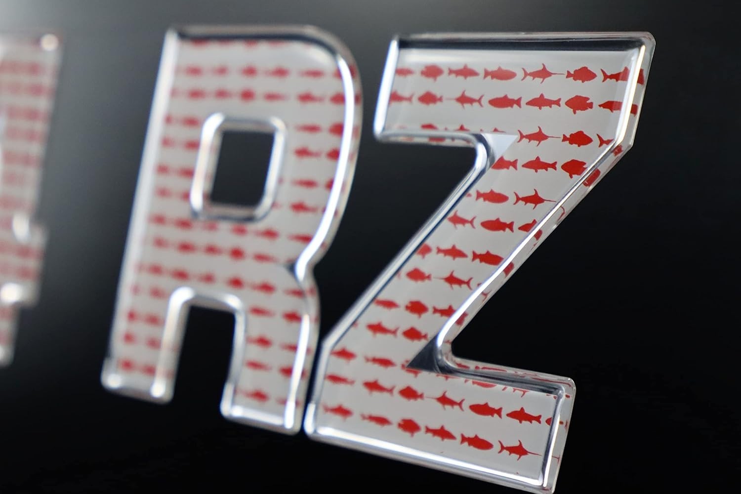 Fishing Boat Registration Numbers Letters Raised 3D Marine Decals 3 Inch