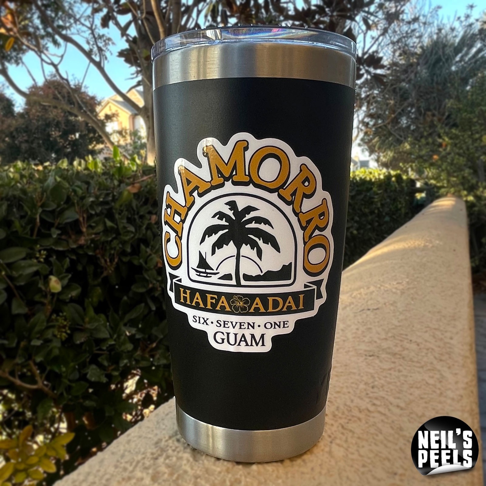 CHAMORRO Decal Sticker || Guam Guamanian Gift || Waterproof & Fade Resistant