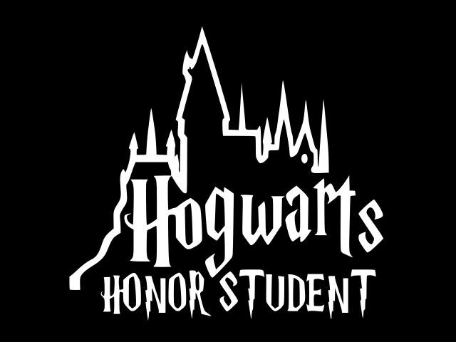 HOGWARTS HONOR STUDENT Harry Potter Vinyl Decal Car Wall Sticker CHOOSE SIZE