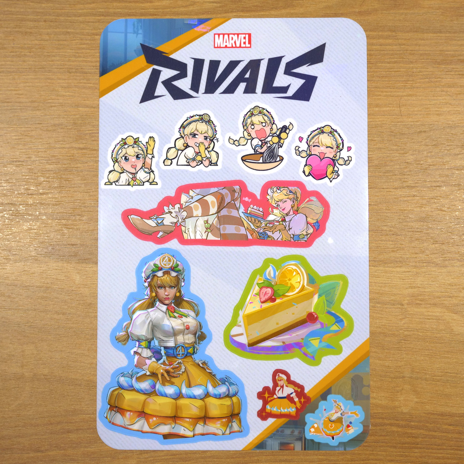 Marvel Rivals Invisible Woman (Disappearing Dessert) Sticker Sheet