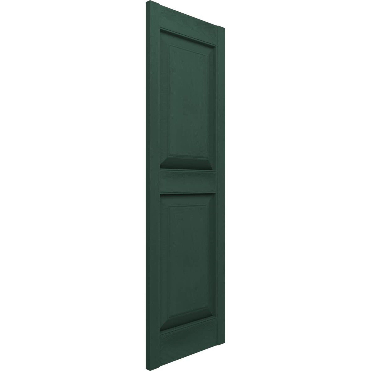Ekena Millwork LP2S14X05100MG Lifetime Vinyl Standard Two Equal Panels with R…