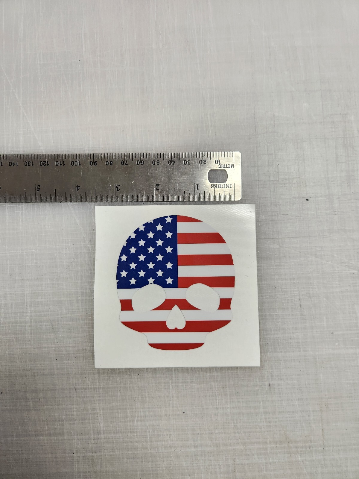 USA Flag Skull – 3in
