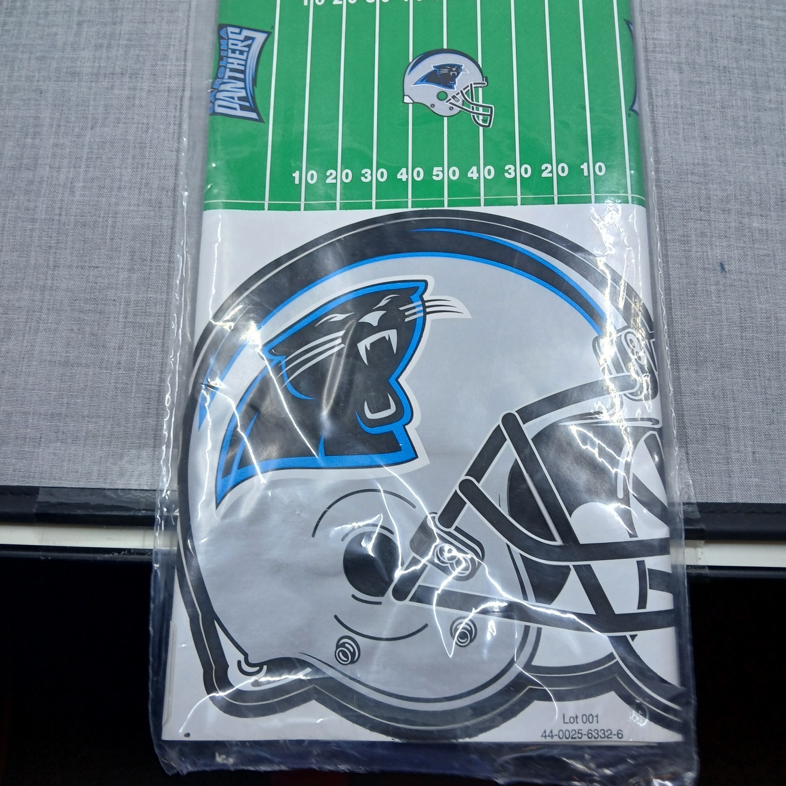 Vintage NFL Carolina Panthers Self-Stick Jumbo Team Appliques NEW Sealed