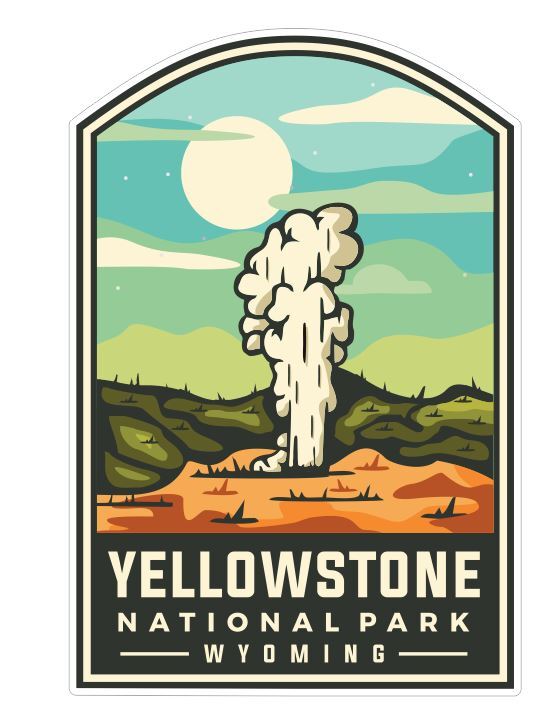 Yellowstone National Park Sticker Decal A564