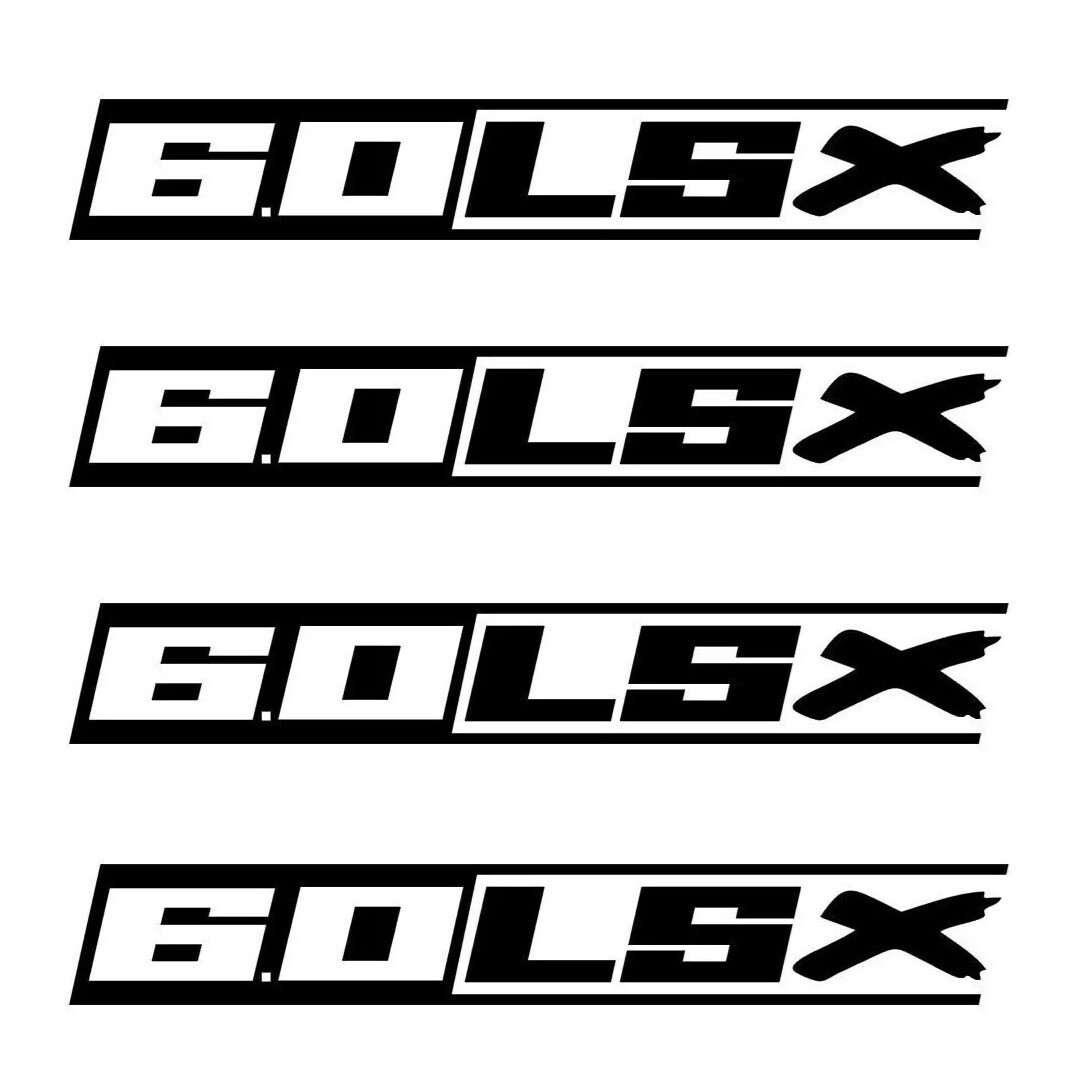 6.0 LSX Sticker Chevy Silverado GMC Sierra Truck LSX Decal