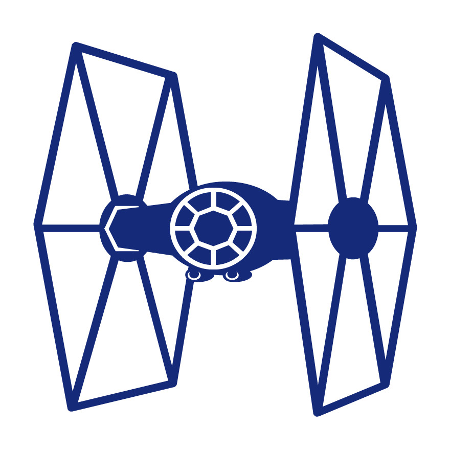 Star Wars Empire Tie Fighter Die Cut Vinyl Multiple Colors Decal Made USA