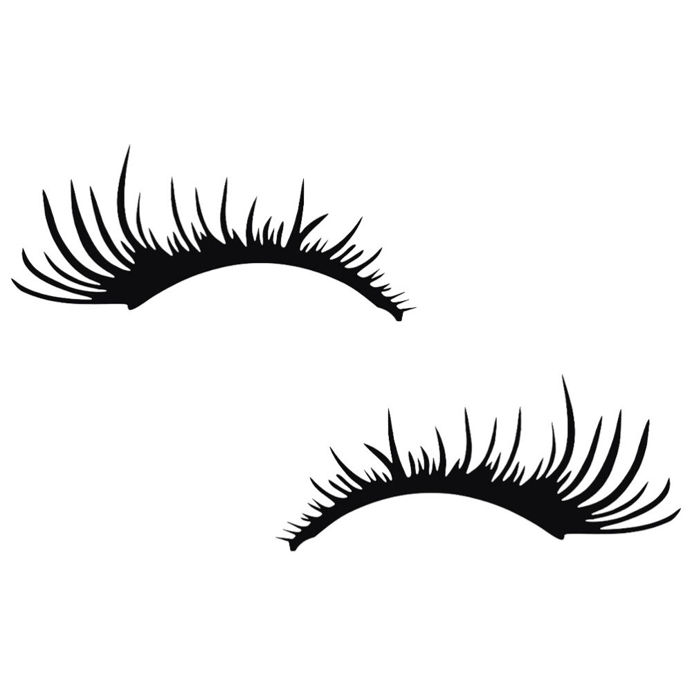 Car Eyelashes for Headlights Universal Bumper Stickers Cars Decor