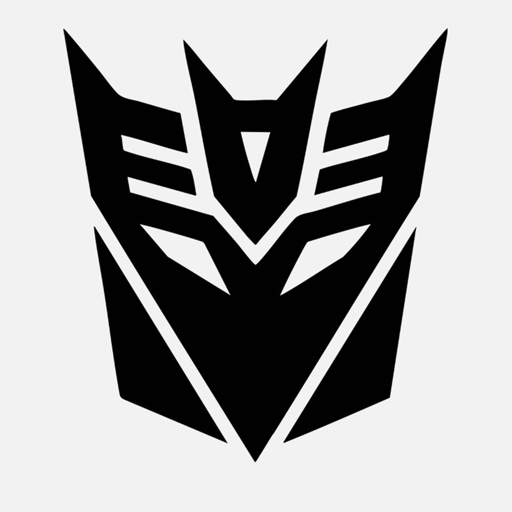 Decepticon Logo Decal – Transformers Cut Vinyl Sticker | Made in USA