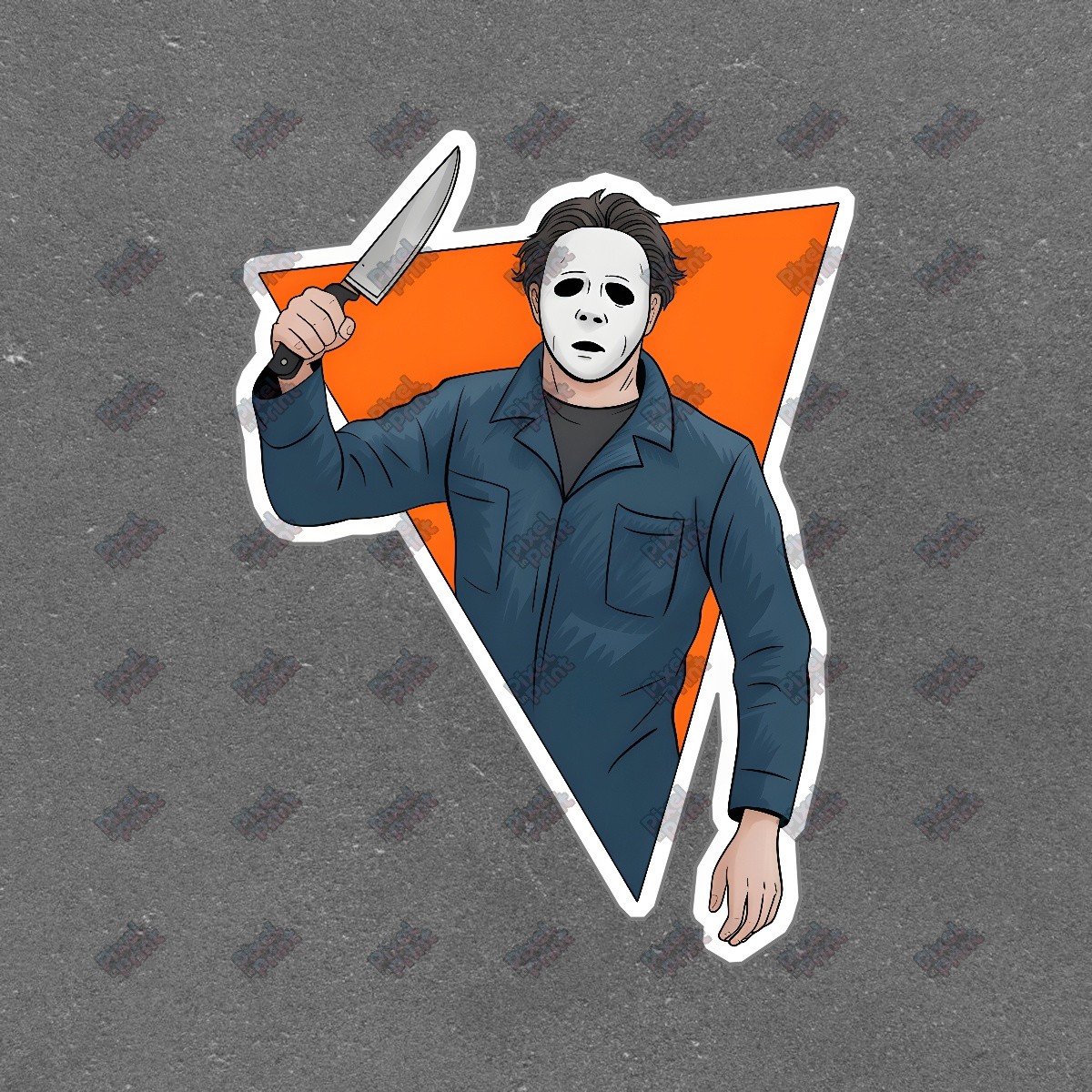 Iconic Horror Character Sticker Slasher Genre Art Halloween Movie #19084
