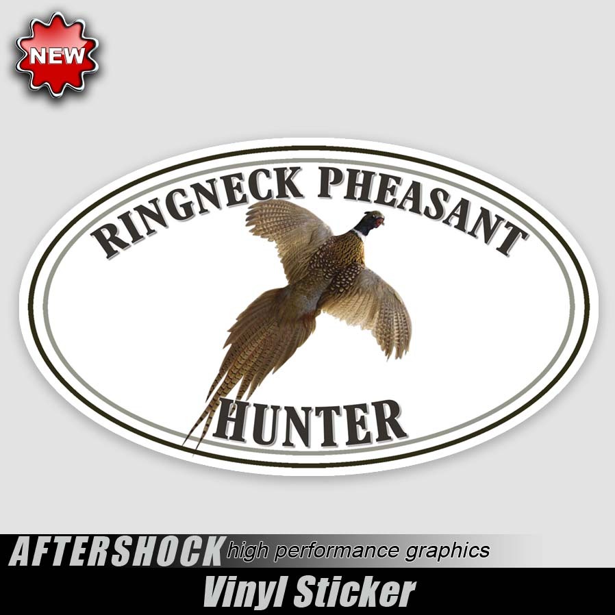 Ringneck Pheasant Hunting Decal Sticker Upland Bird Dog Shotgun USA